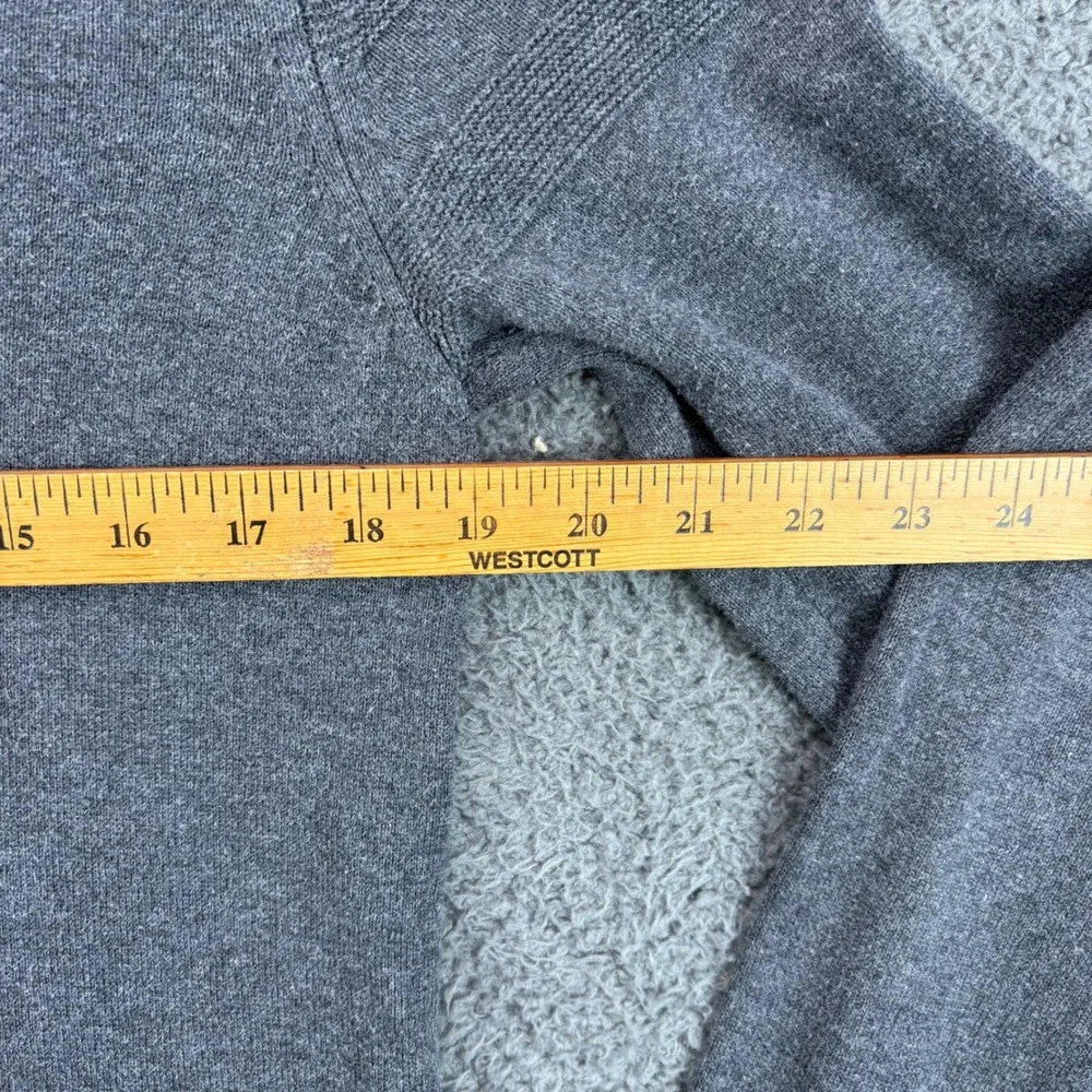 Banana Republic Mens Small Gray Cotton Henley Shawl Collar Pullover Sweater 8897